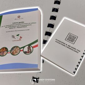 brochure braille prodotte in versione a4 e a5 in quadricromia e braille